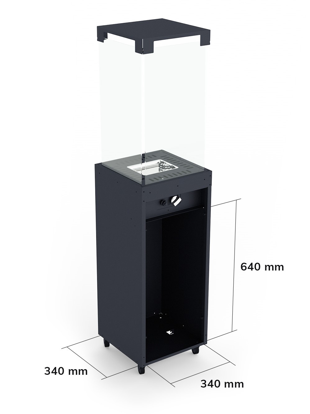 Elegantne gaasikamin FARO - Pilt 8