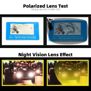 Alternative view of VIVIBEE Mirror flip-up clip-on päikeseprillid
