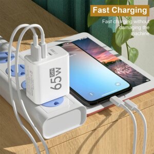 Alternative view of 65W USB-C kiirlaadija 3 pordiga