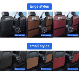 Auto seljatoe löögivastane matt ja istmekaitse koos hoiutaskutega - Pilt 6