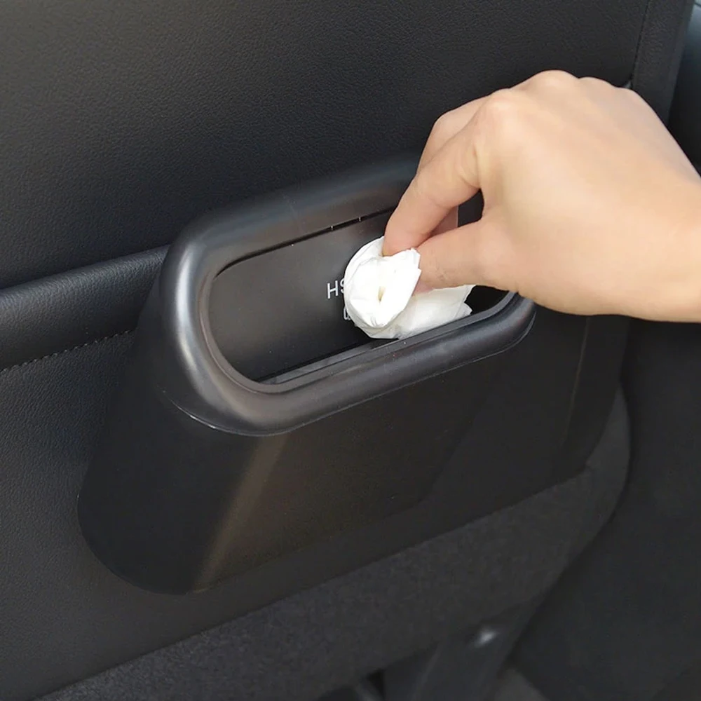 Auto salongi tõukekaanega prügikast