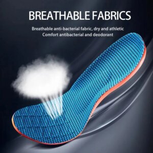 Spordi sisetallad kingadele Sole Shock Absorption Deodorant Hingav Padi jooksmise sisetallad jalgadele mees naised ortopeedilised sisetallad - Pilt 3