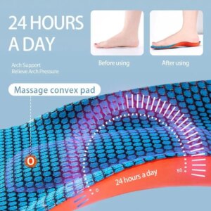 Spordi sisetallad kingadele Sole Shock Absorption Deodorant Hingav Padi jooksmise sisetallad jalgadele mees naised ortopeedilised sisetallad - Pilt 5
