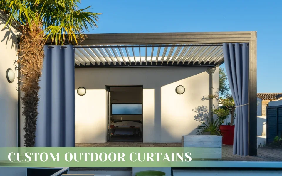 Kohandatud Blackout Outdoor kardinad