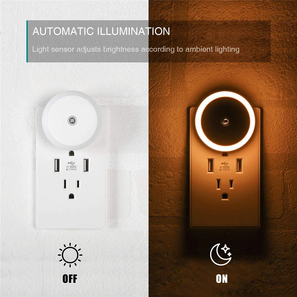 Nutikas LED-öövalgusti koos anduriga Nutikas LED-öövalgusti koos anduriga